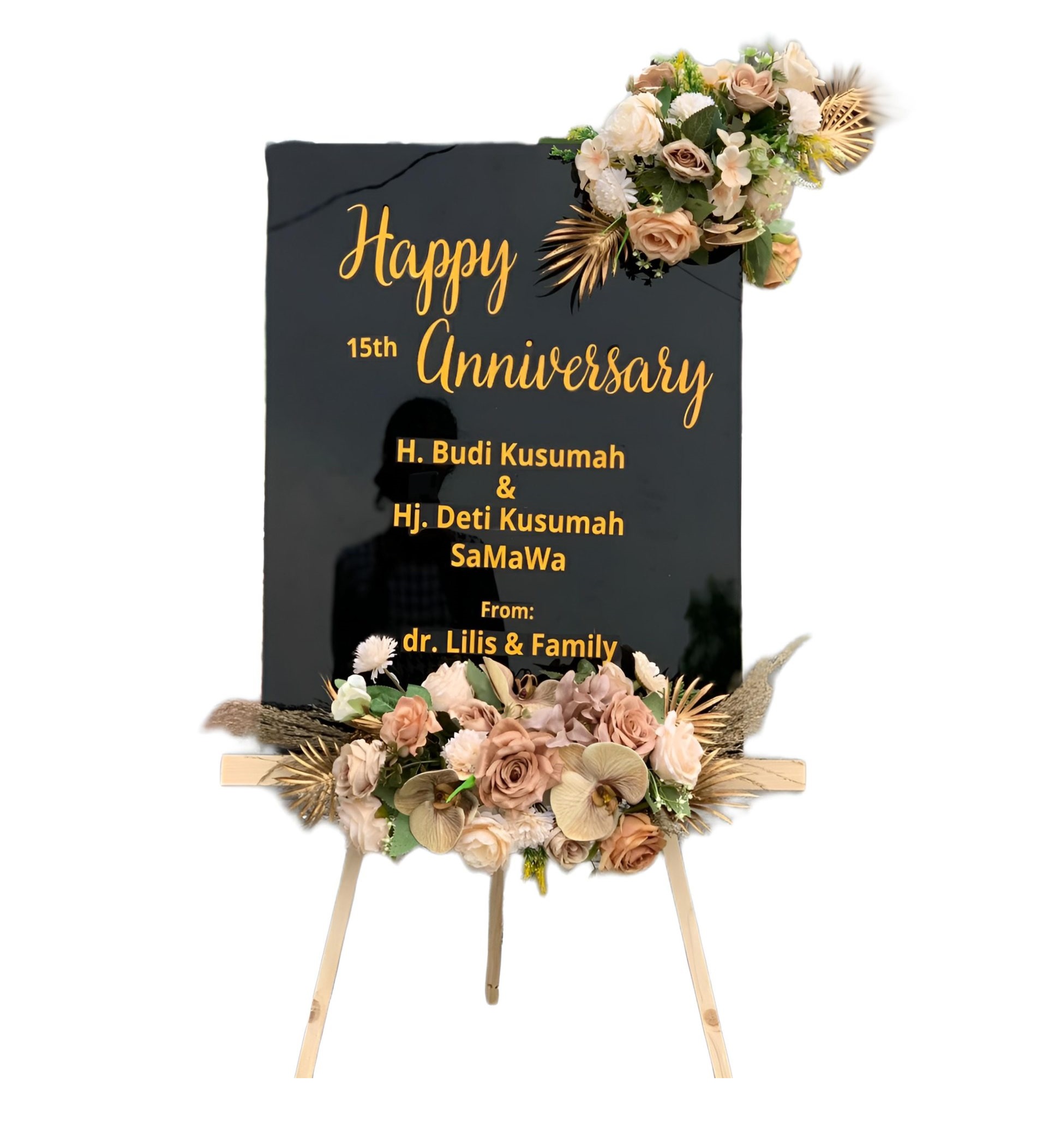 Papan Bunga Akrilik Teluk Segara