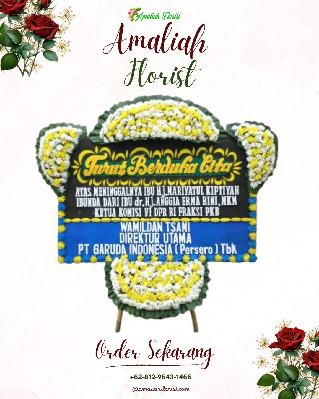 Papan Bunga Duka Teluk Segara